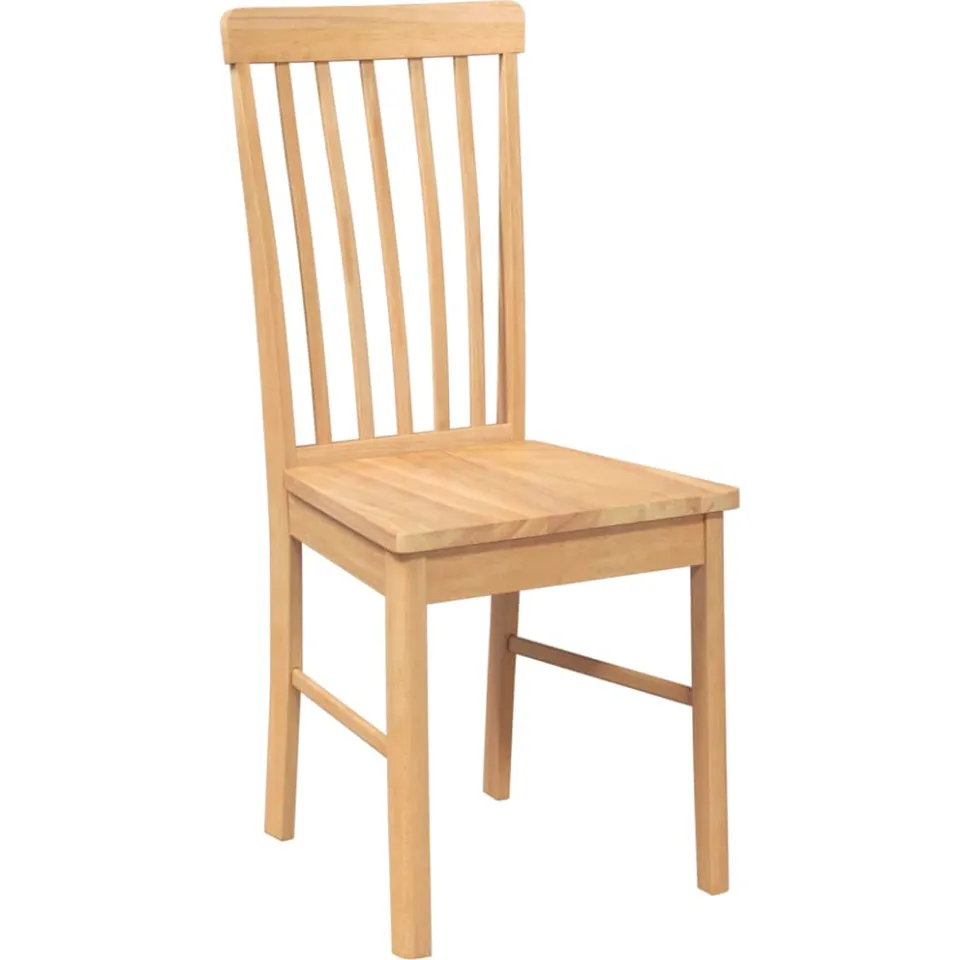 vidaXL Eetkamerstoelen 2 st massief hout rubber bruin, foto 4
