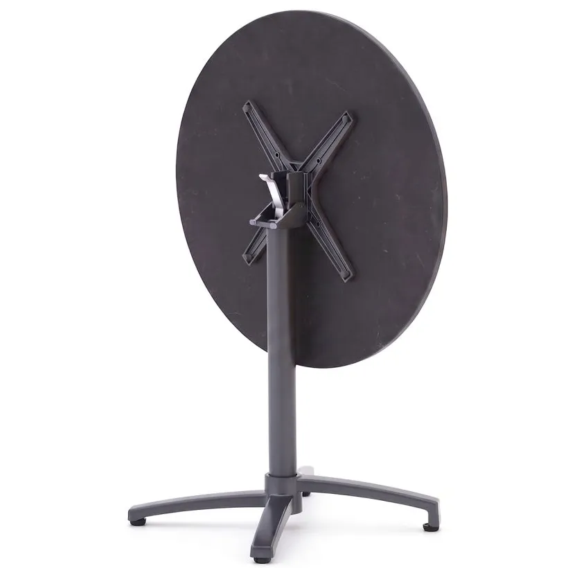 Bellagio tuinmeubelen Bellagio Canzo klaptafel ø80cm (h:73cm) grijs, foto 5