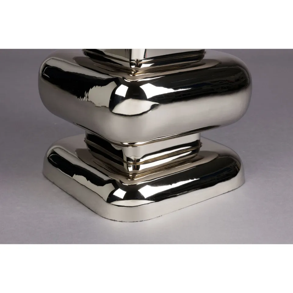 Dutchbone Stubby bijzettafel zilver, foto 6
