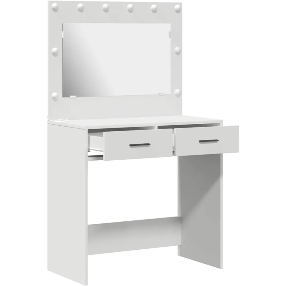 vidaXL Plafondtafel Wit 78,5 x 41 x 135 cm Bewerkt hout, foto 3
