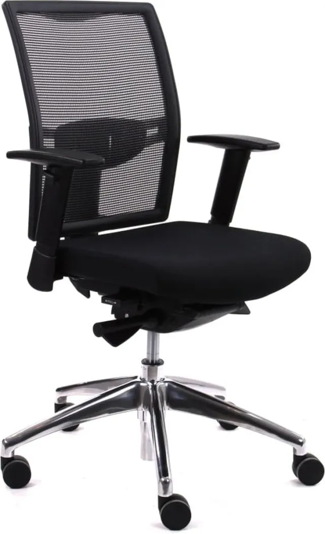 Workliving Projectas V1 Mesh - Bureaustoel Ergonomisch Design (N)EN 1335 v1 - mesh - alu onderstel
