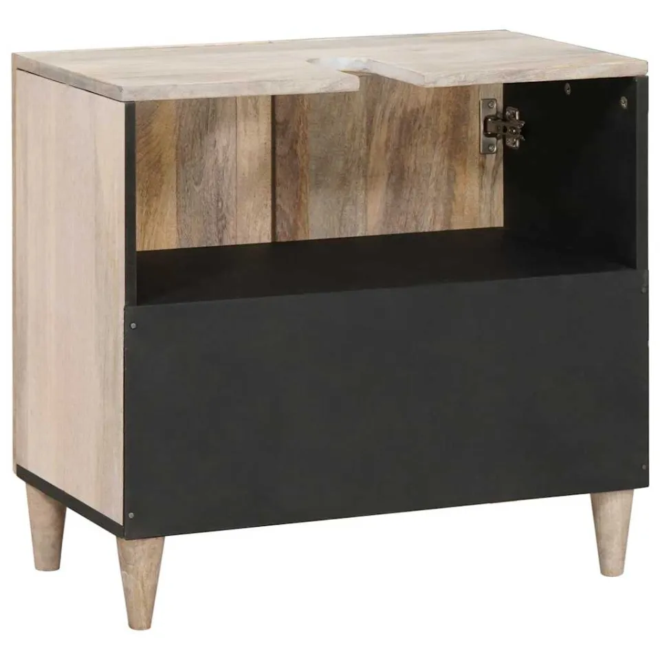 vidaXL Badkamerkast Wandgemonteerd met opslag Wit 62 x 33 x 58 cm, foto 4