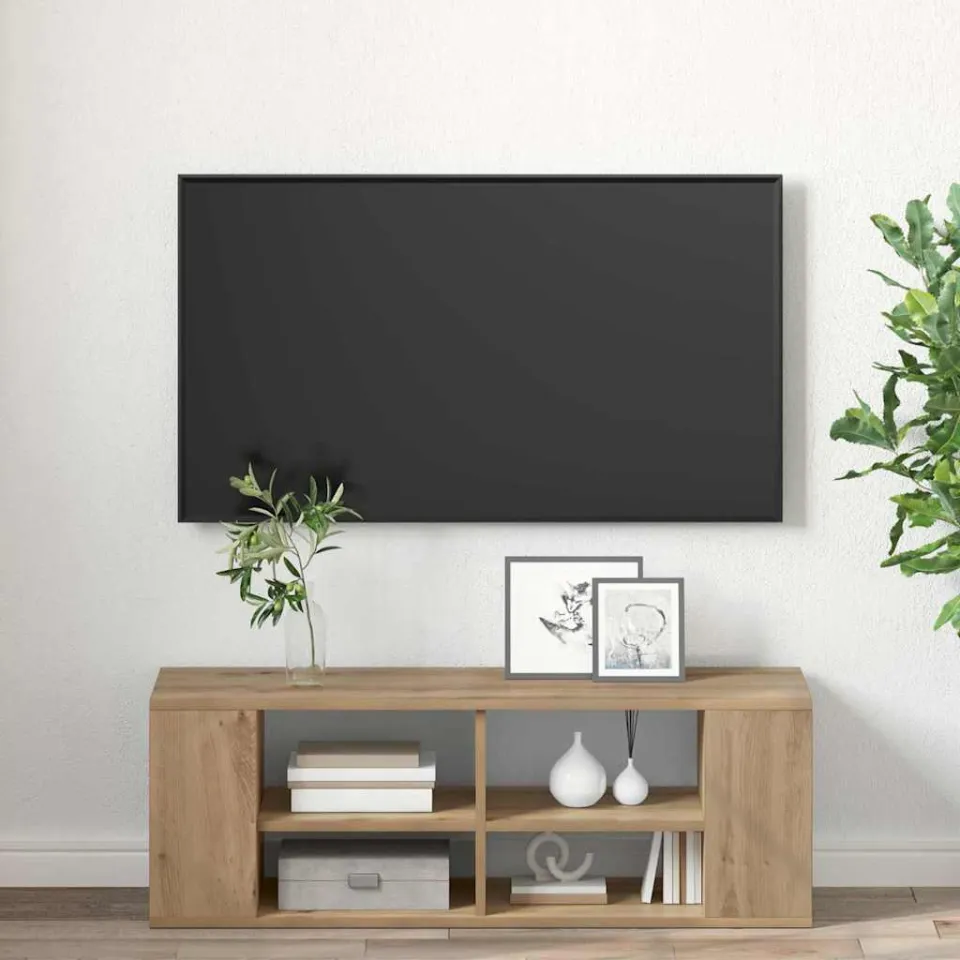 vidaXL Tv-meubelset 102 x 35 x 35 cm Artisan Eiken Bewerkt hout, foto 4