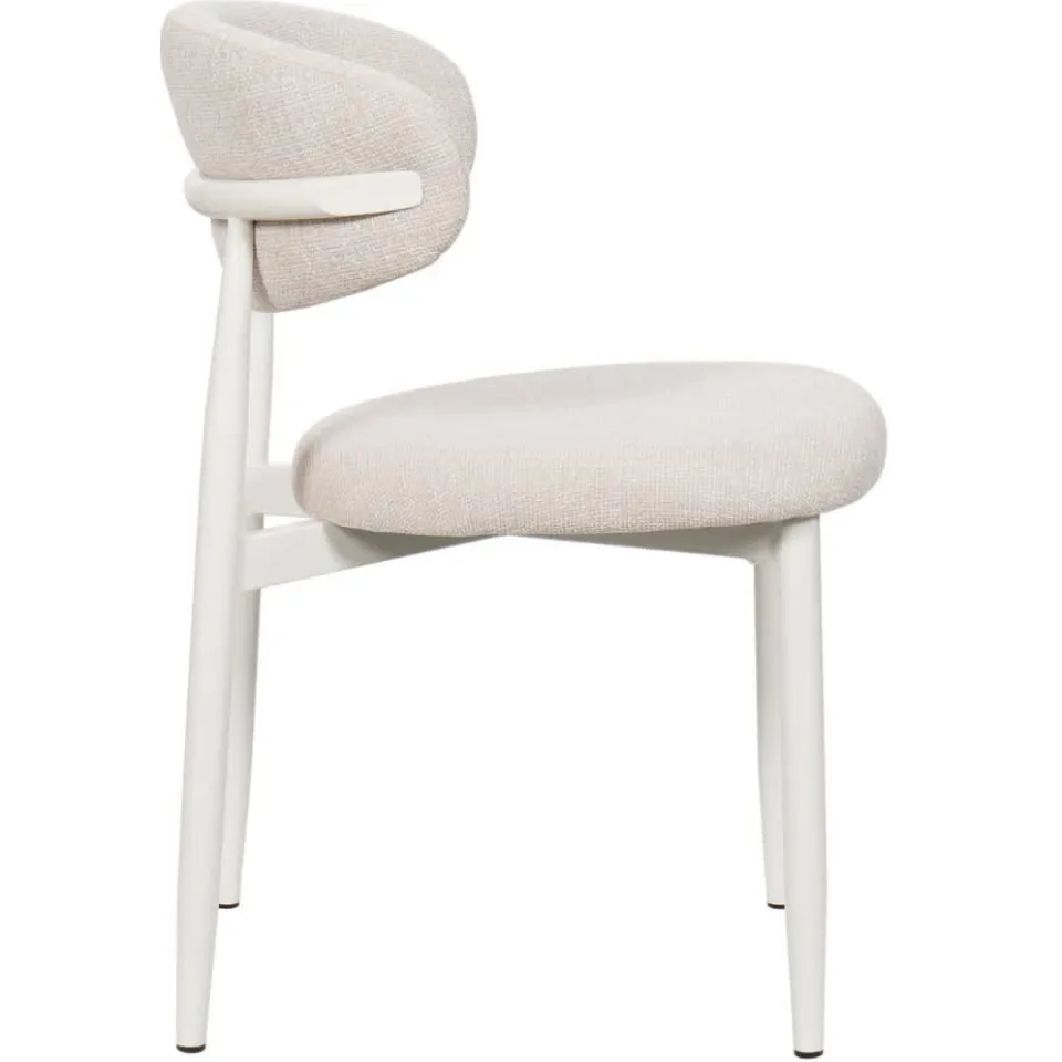 Giga Meubel Alexia eetkamerstoel beige wit, foto 2