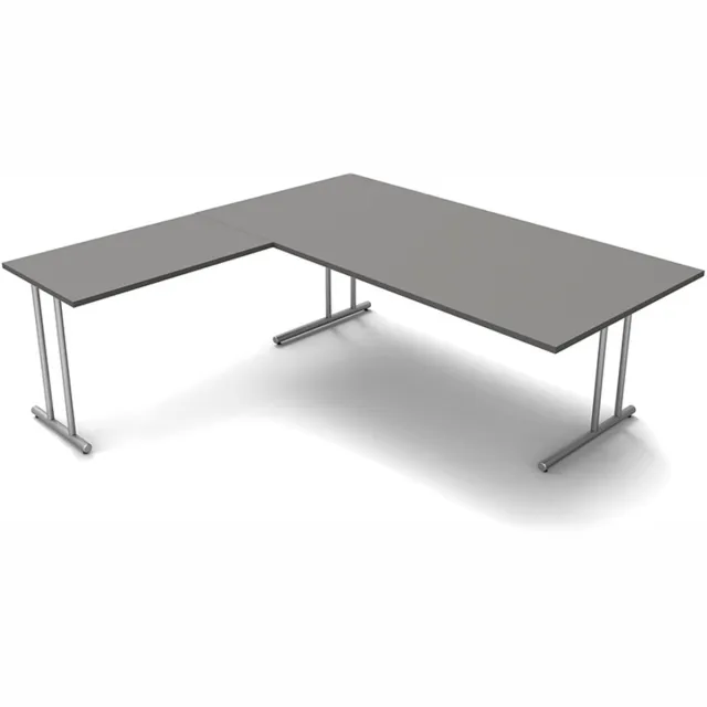 Kerkmann Hoekbureau Profi grijs 200cm