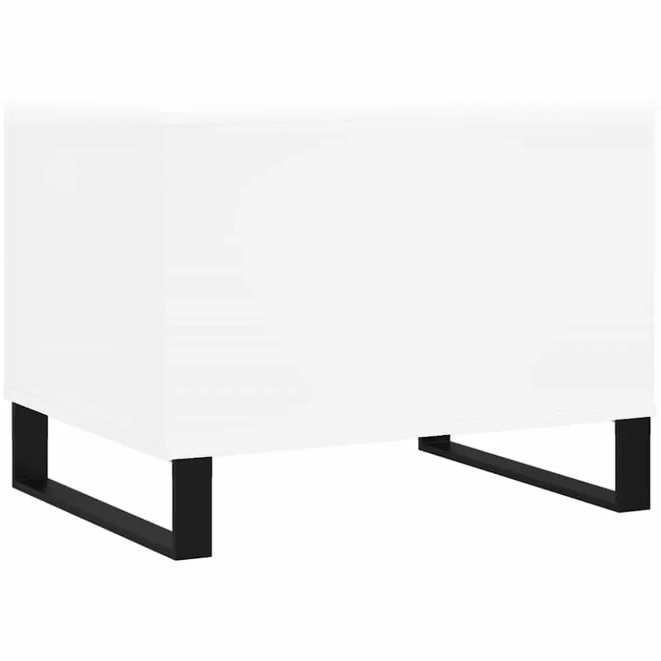 vidaXL Salontafel 60x44,5x45 cm bewerkt hout wit