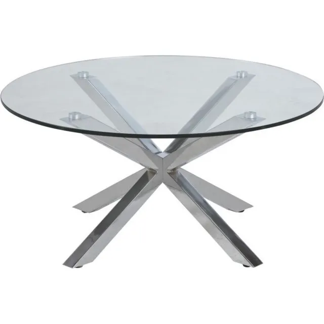 Fyn Heerlijk - Glazen Salontafel - 82 x 82 x 40 cm Glas