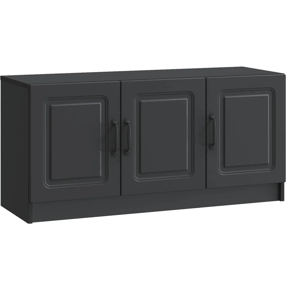 vidaXL TV-kast Zwart 99 x 34,5 x 47 cm Bewerkt hout, foto 3