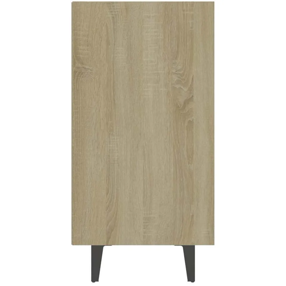 vidaXL Dressoir 103,5x35x70 cm bewerkt hout sonoma eikenkleurig, foto 4
