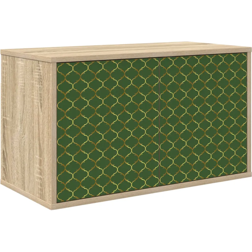 vidaXL Wandgemonteerd tv-meubel GELEEN 69 x 33 x 40 cm Sonoma Eiken, foto 3