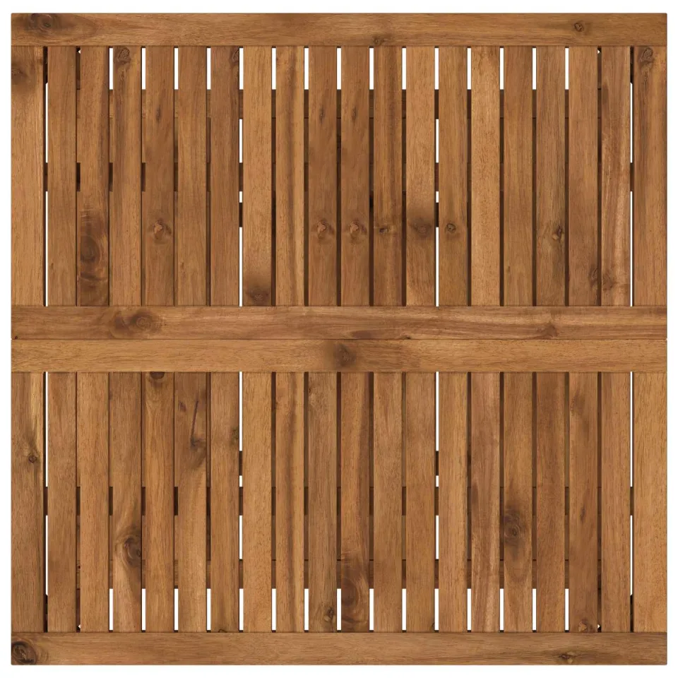vidaXL Salontafel LAREN Naturel 80,5 x 80 x 45 cm Massief Acaciahout, foto 4