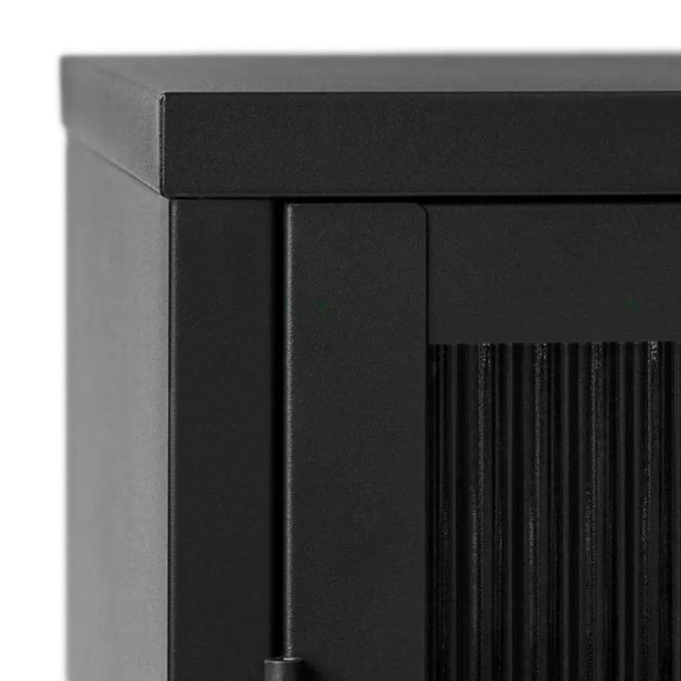 Olivine Katja metalen sideboard zwart - 132 x 40 cm, foto 4