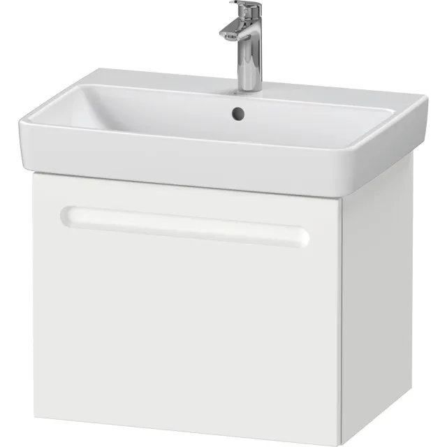 Duravit Wastafelkast Duravit No.1 Met 1 Lade Delen 59x42.6x47.8cm Met Geïntegreerde Greep Mat Grafiet