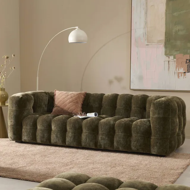 NOUS Living Mint 3-zitsbank groen, foto 2