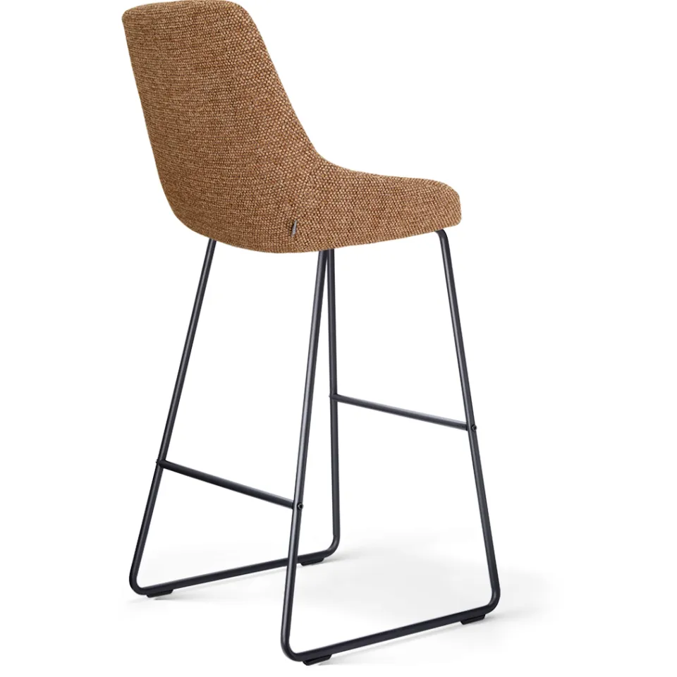 Nolon Nino-Isa barkruk bruin blend - zwart onderstel - 75 cm, foto 3