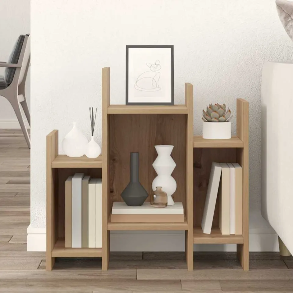 vidaXL Bijzetkast Artisan Eiken 60 x 26 x 60 cm Bewerkt hout, foto 4