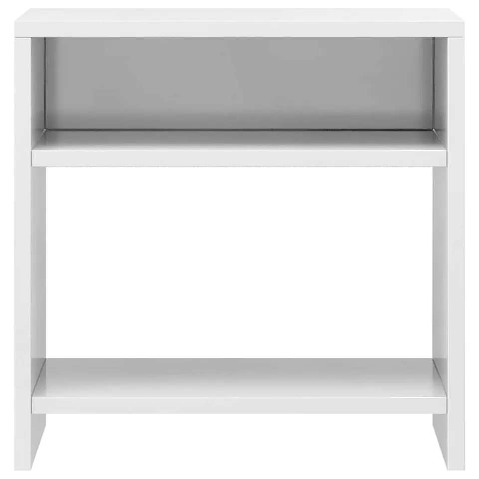 vidaXL Nachtkastjes 2 st 40x30x40 cm bewerkt hout wit, foto 4