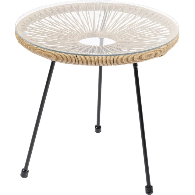 Kare Design Tuin Bijzettafel Acapulco natuur Kare Design Bruin