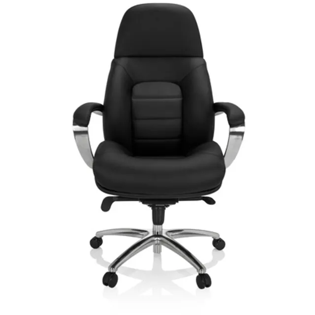 hjh office Bureaustoel / Directiestoel BRENTON XXL Kunstleder zwart hjh OFFICE