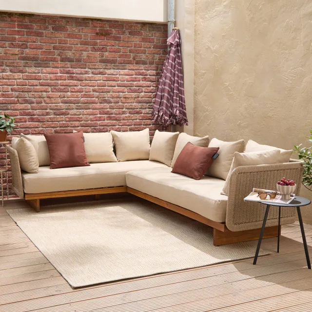 NOUS Garden Teramo hoek loungeset beige, foto 2
