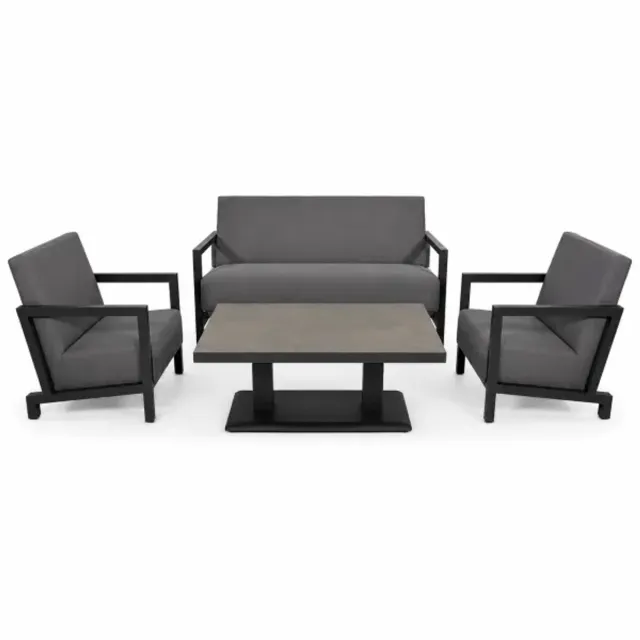 Lesliliving Outdoor Living | All weather loungeset Verona | All Weather | 5-persoons loungeset | grijs