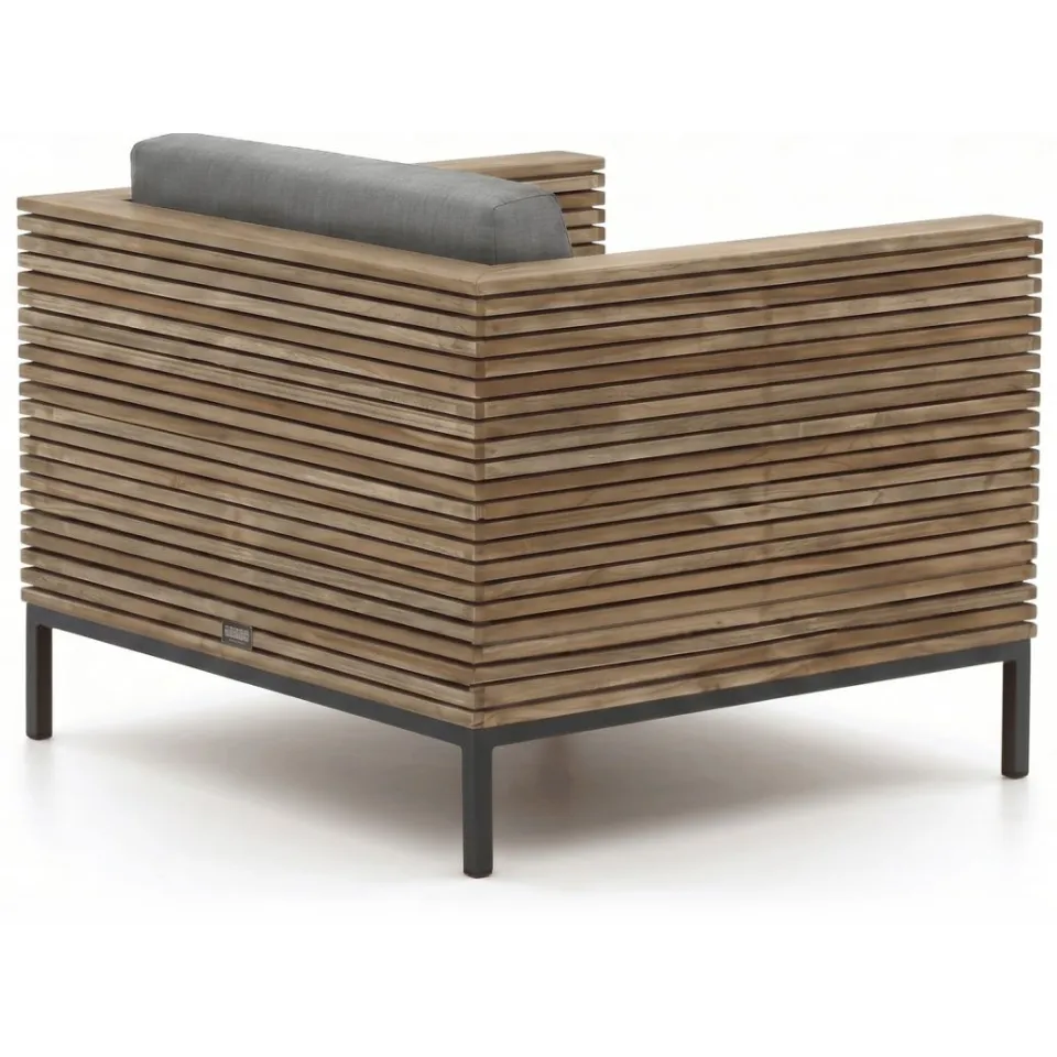 ROUGH Furniture ROUGH-D lounge tuinstoel bruin, foto 4