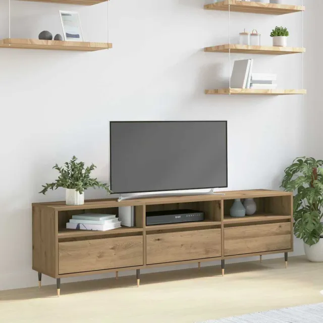 vidaXL TV-kast 150 x 30 x 45 cm Artisan Eiken Bewerkt hout Bruin