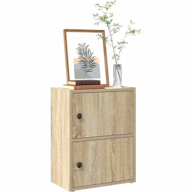 vidaXL Boekenkast 40x24x52 cm bewerkt hout sonoma eikenkleurig Bruin