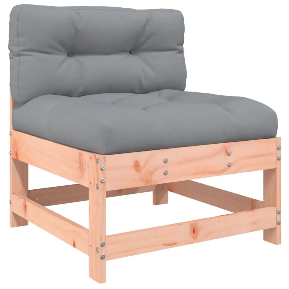 vidaXL 6-delige Loungeset met kussens massief douglashout bruin, foto 4