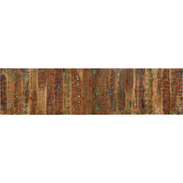 vidaXL Hoofdbord 200 cm massief gerecycled hout meerkleurig