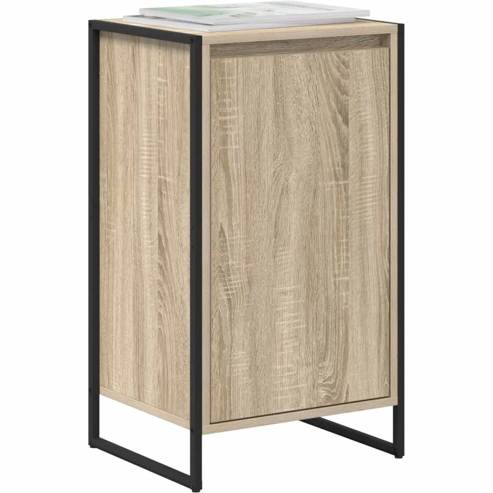 vidaXL Dressoir Sonoma Eiken 43 x 36 x 75,5 cm Bewerkt hout Bruin