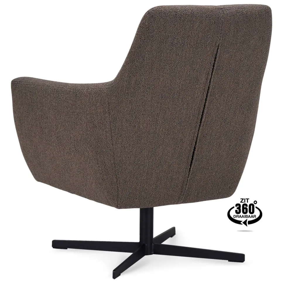 Wehkamp Home Fauteuil Harry bruin, foto 5