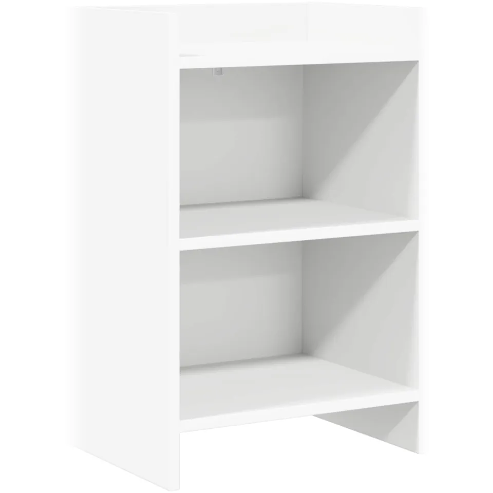 vidaXL Nachtkastjes Wit 40 x 30 x 60 cm Bewerkt hout