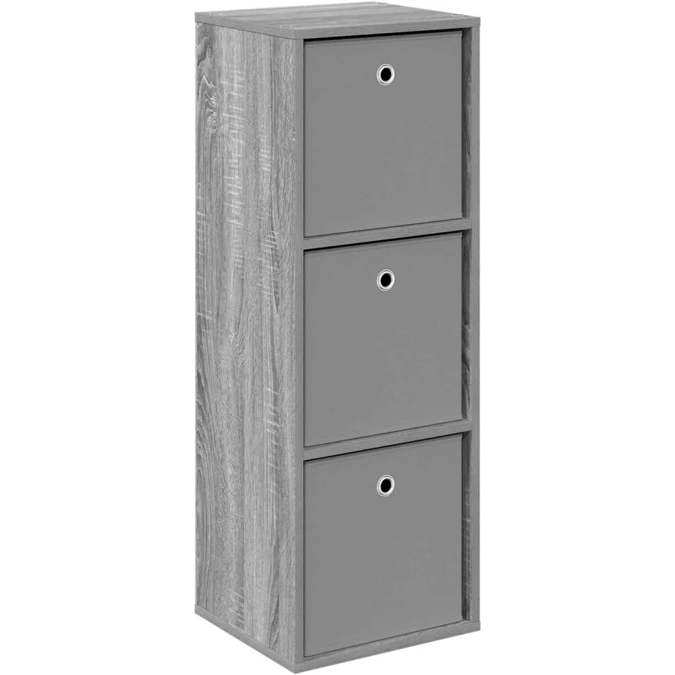 vidaXL Dressoir Grijs Sonoma 35 x 32 x 99,5 cm