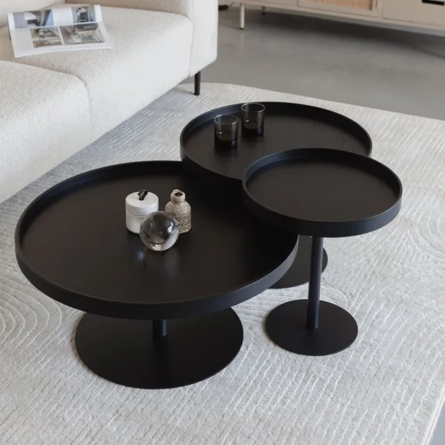 Puur Lars sidetable zwart