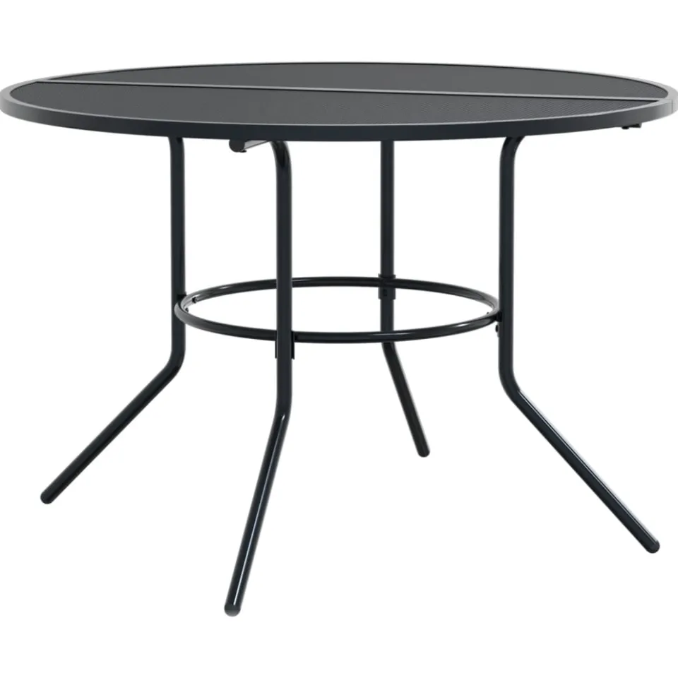vidaXL 5-delige Tuinset stapelbaar gepoedercoat staal antracietkleur, foto 3