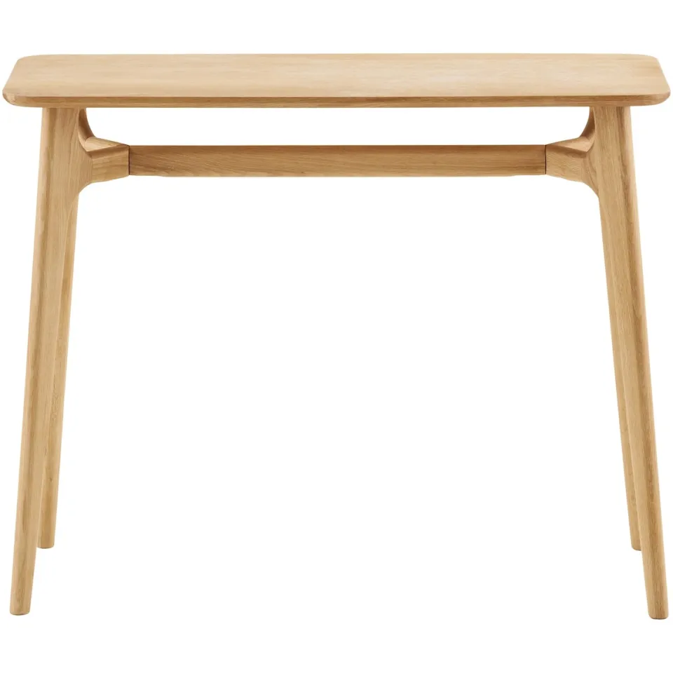 Artichok Renske houten bureau naturel 100 x 35 cm, foto 4
