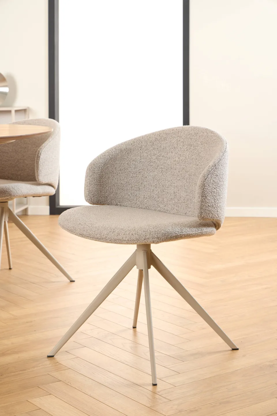 Wehkamp Home Elin eetkamerstoel beige, foto 4