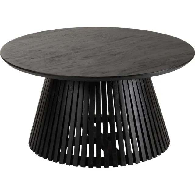 J-Line tafel Vincent - hout - zwart - medium