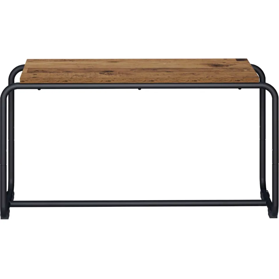 vidaXL TV-standaard 80 x 35.5 x 42 cm Oud hout Bewerkt hout Bruin