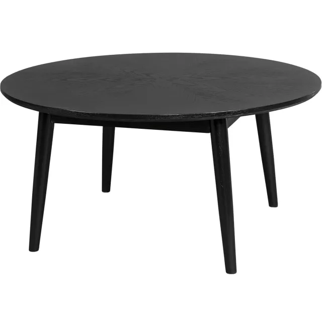 Housecraft Living Housecraft Living Fabio Salontafel Rond Hout 80x80 cm Zwart Fabio Salontafel Rond Hout 80x80 cm Zwart