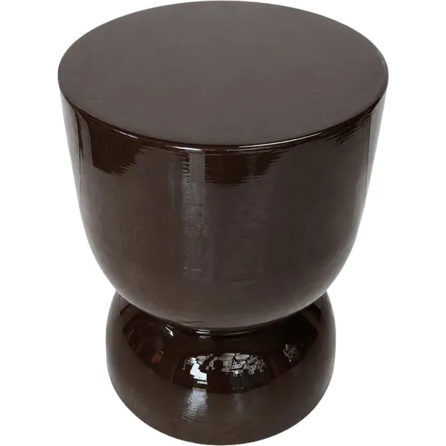 Goossens Bijzettafel Baza - 32 x 42 x 32 - metaal - bruin