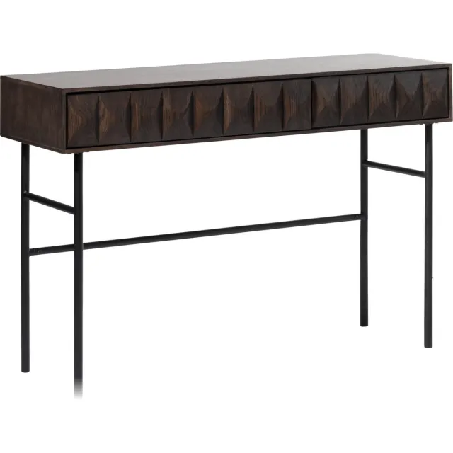 Giga Living Sidetable Latina Espresso W117 cm - Giga Living Donkerbruin