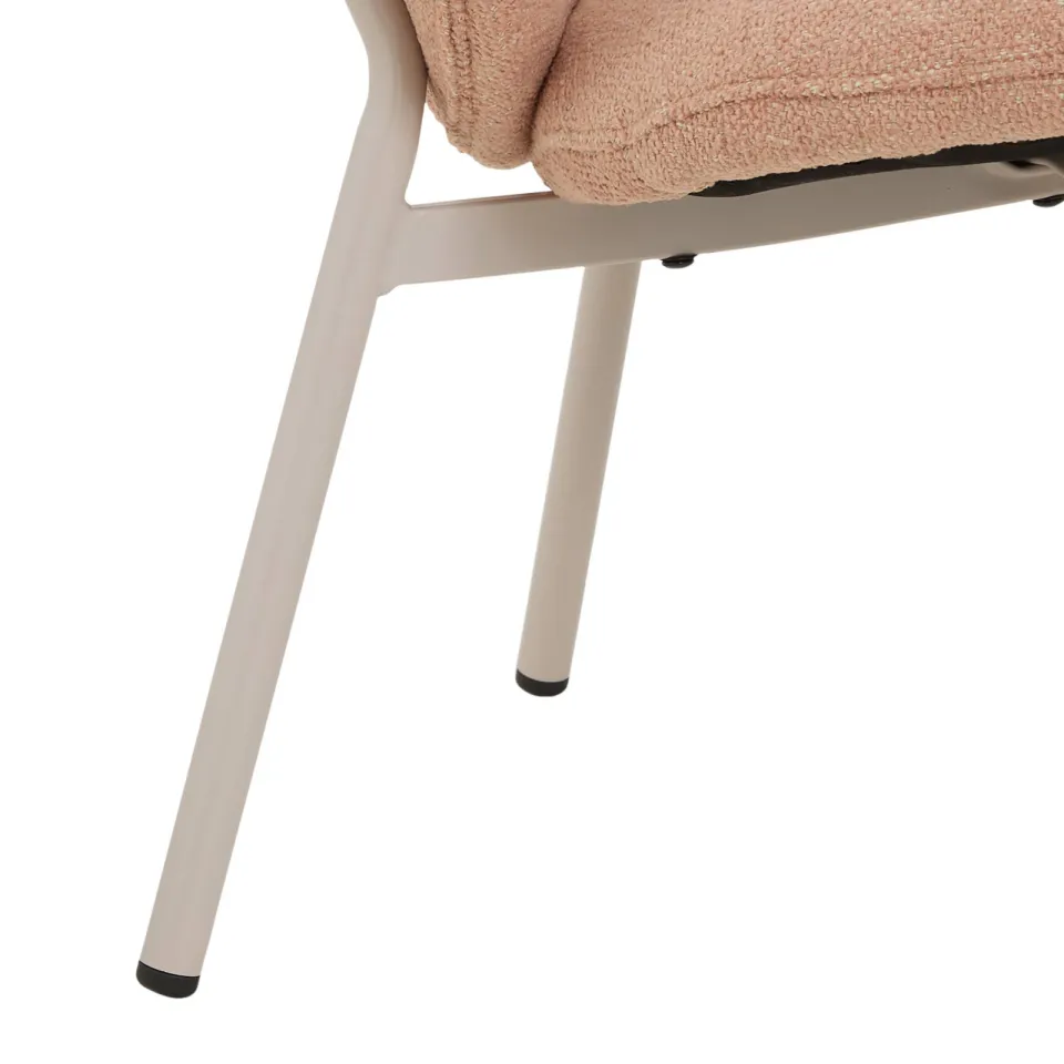 NOUS Living fauteuil Daan roze, foto 6