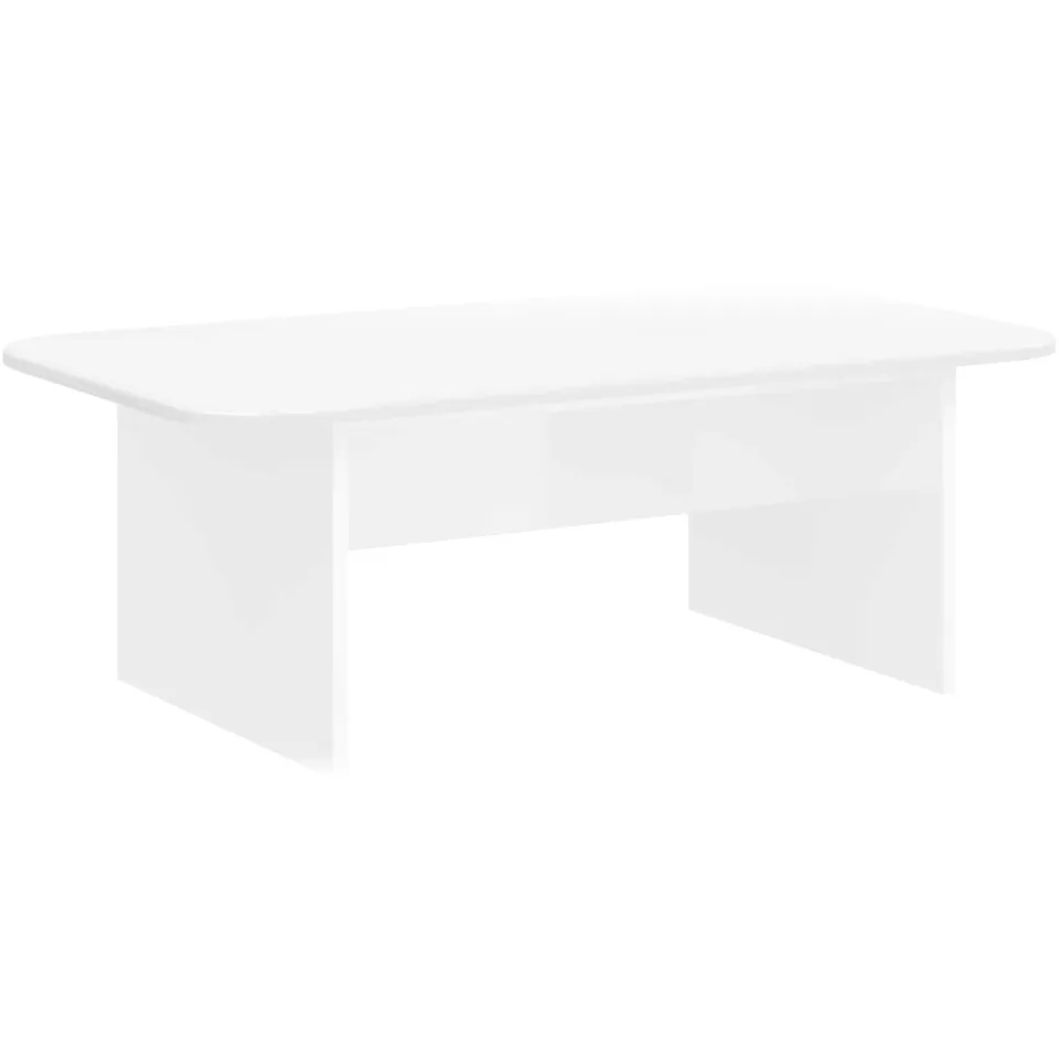 vidaXL Salontafel Wit 93 x 53 x 33 cm Bewerkt hout, foto 3