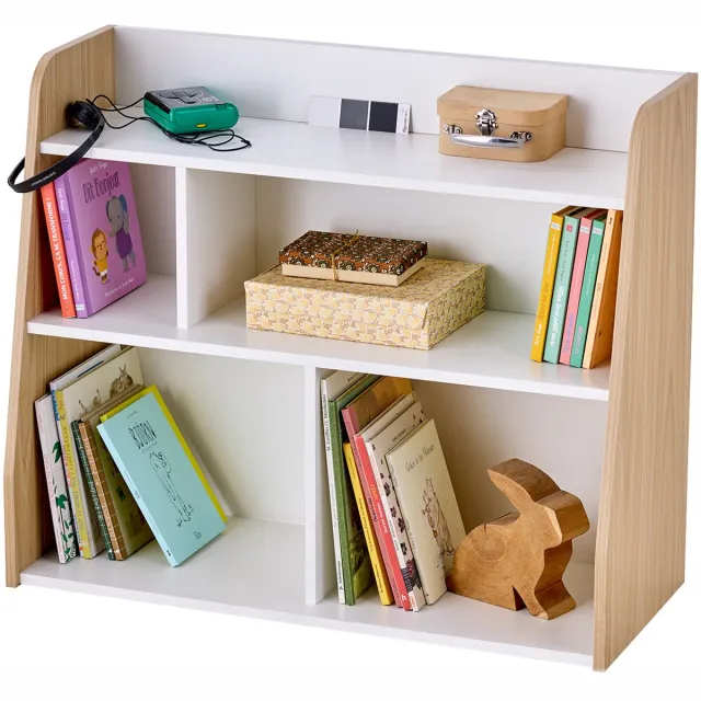 vertbaudet Boeken- en speelgoedopbergmeubel YEL wit