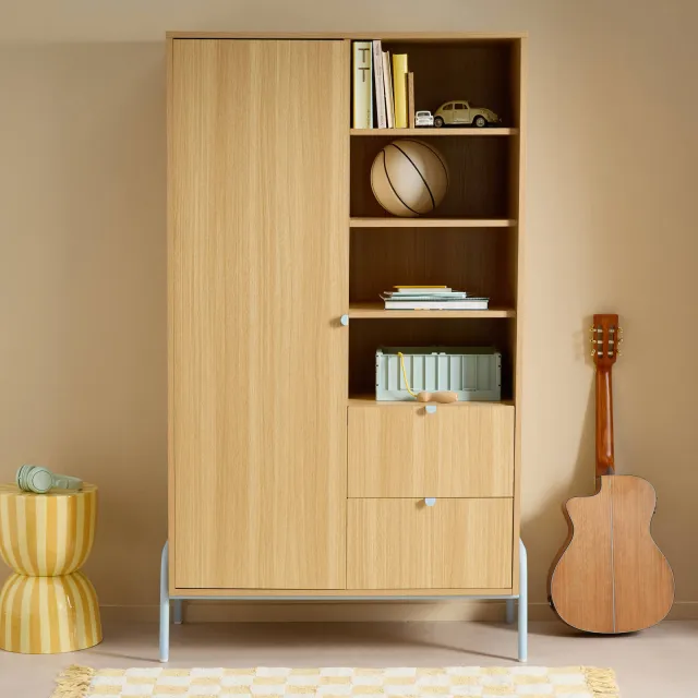 NOUS Kids kledingkast Kirby naturel, foto 2