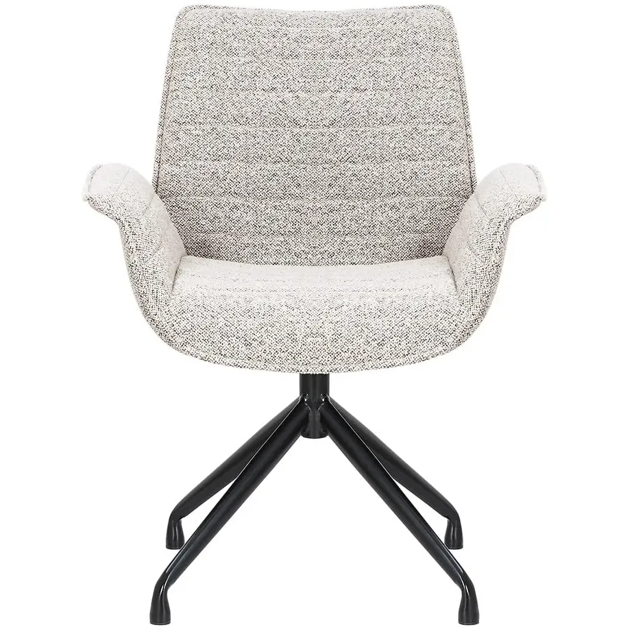 armstoel Elodie bouclé beige, foto 2