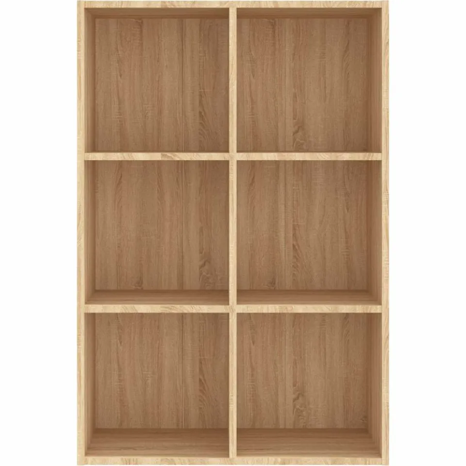 vidaXL Boekenkast/dressoir 66x30x98 cm bewerkt hout sonoma eikenkleur, foto 4