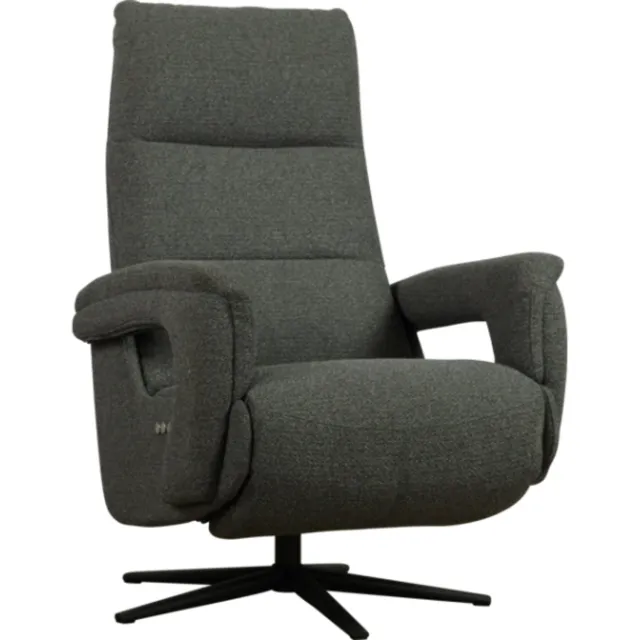 Meubelplaats Elektrische relaxfauteuil Tess Rhythm Antraciet 67 met 2 motoren en accu Antraciet Antraciet